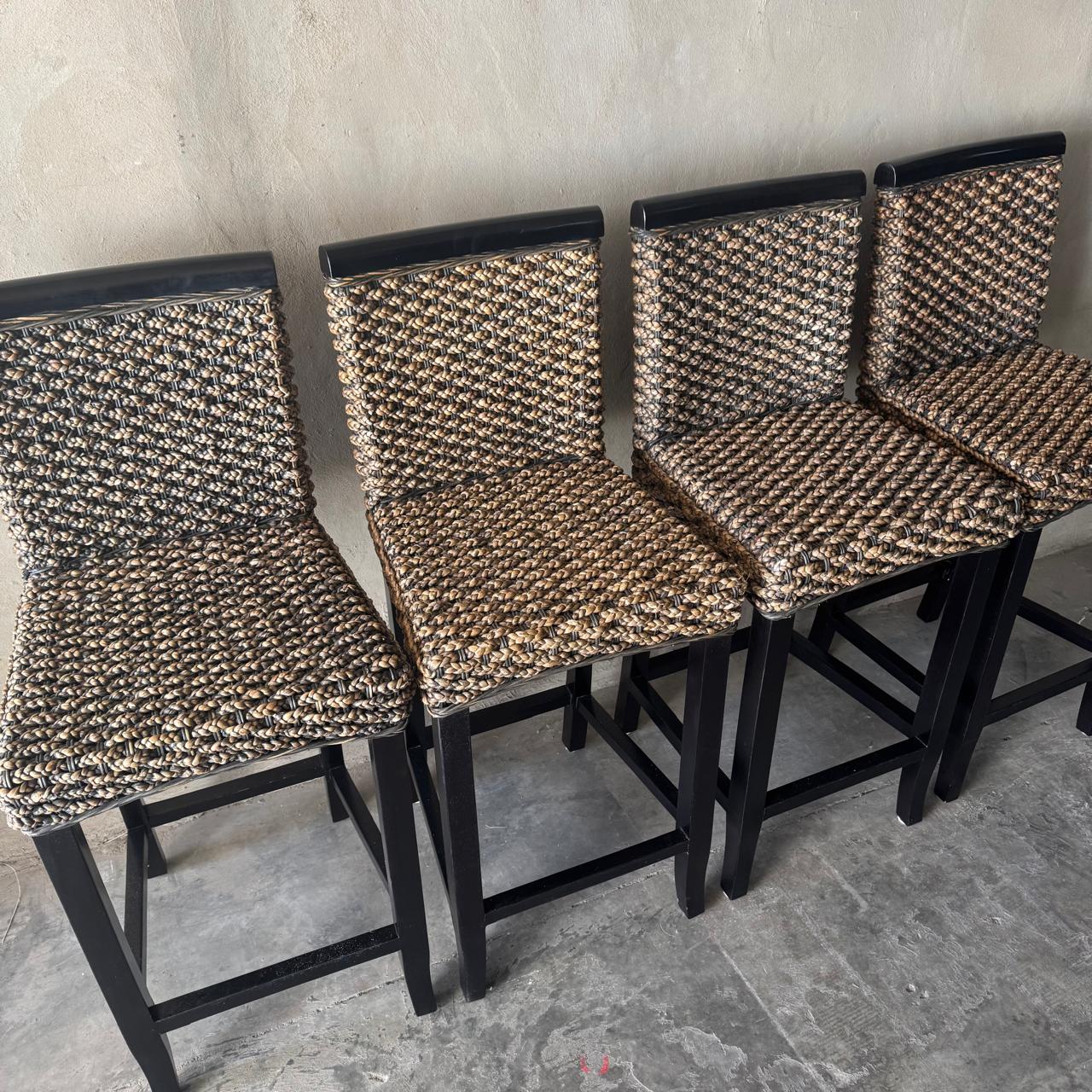 SET OF 4 BAR STOOLS