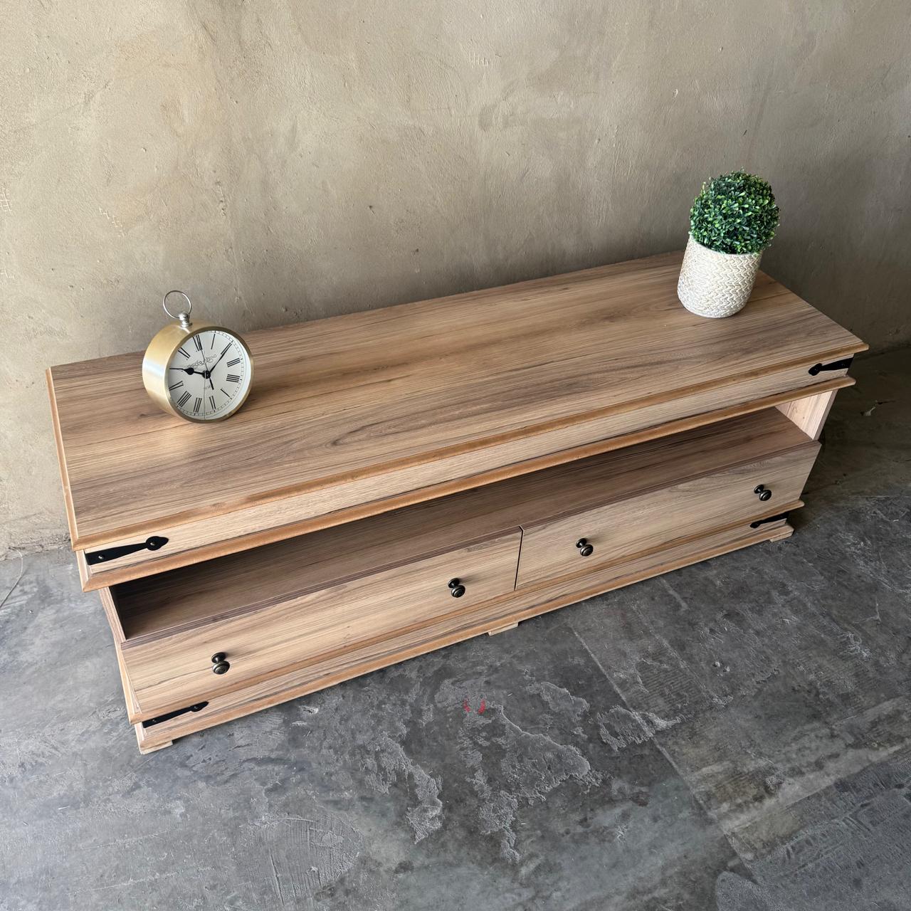 NEW DAKODA SOLID WOOD TV UNIT