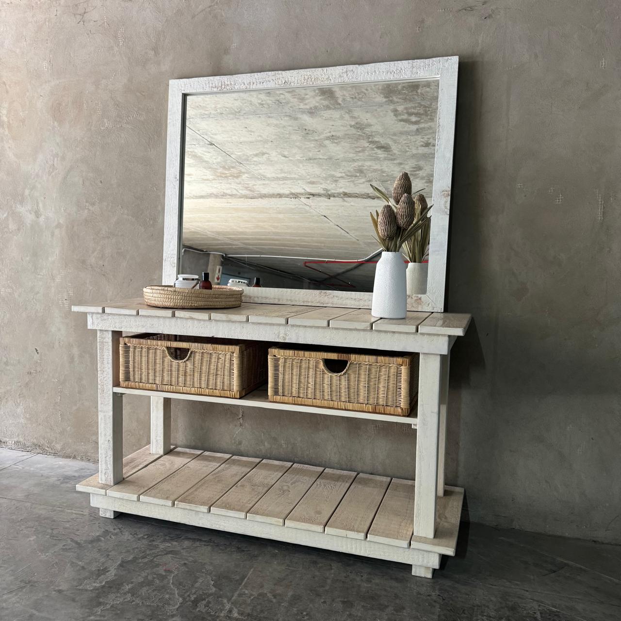 WETHERLEYS DRESSNG TABLE & MIRROR SET