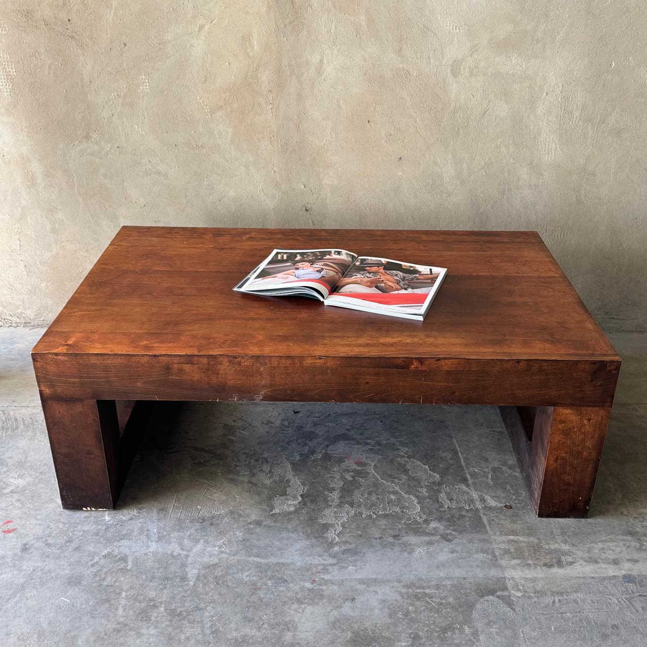 WOODEN CORICRAFT COFFEE TABLE
