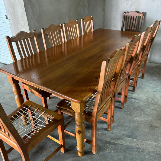 10 SEATER DINING ROOM SET