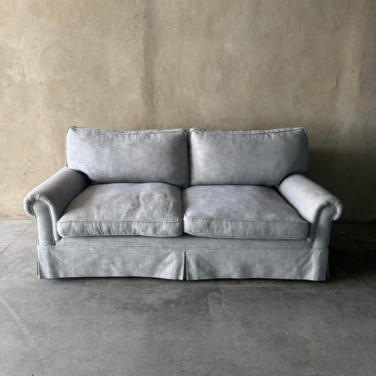 LIGHT GREY 2 SEATER COUCH