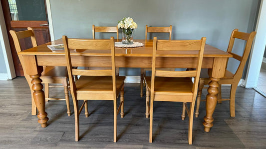 6 SEATER RECTANGLE DINING SET