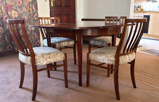 ANTIQUE DINING ROOM TABLE SET