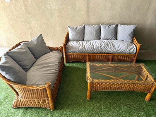 BALI CANE PATIO SET
