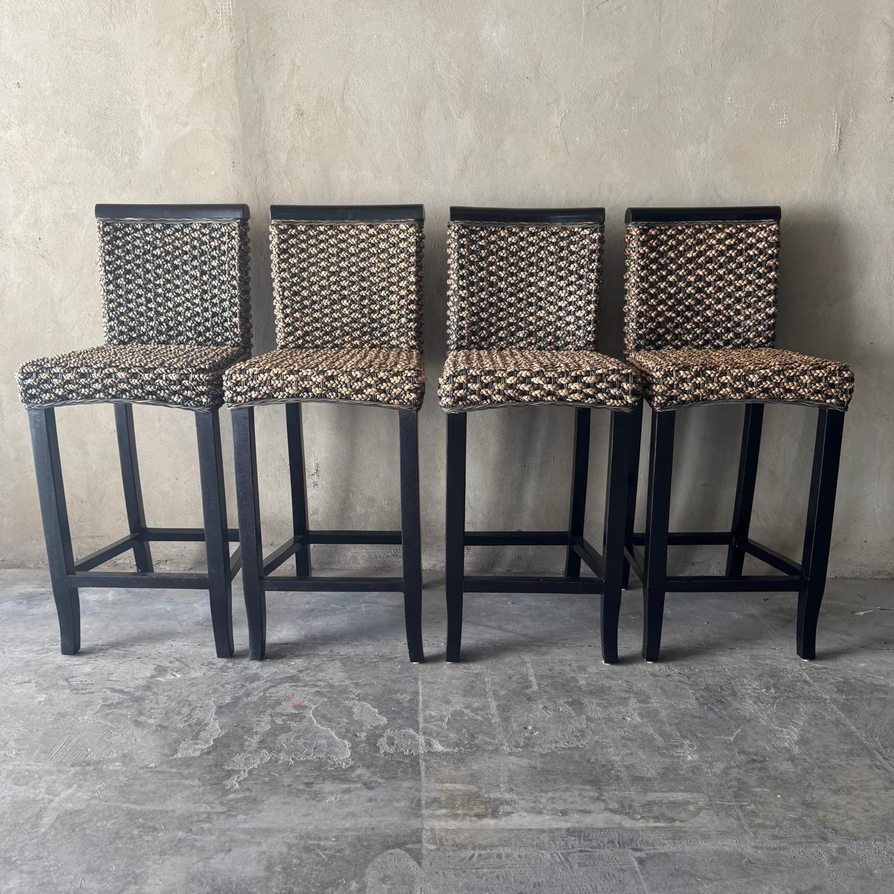 SET OF 4 BAR STOOLS