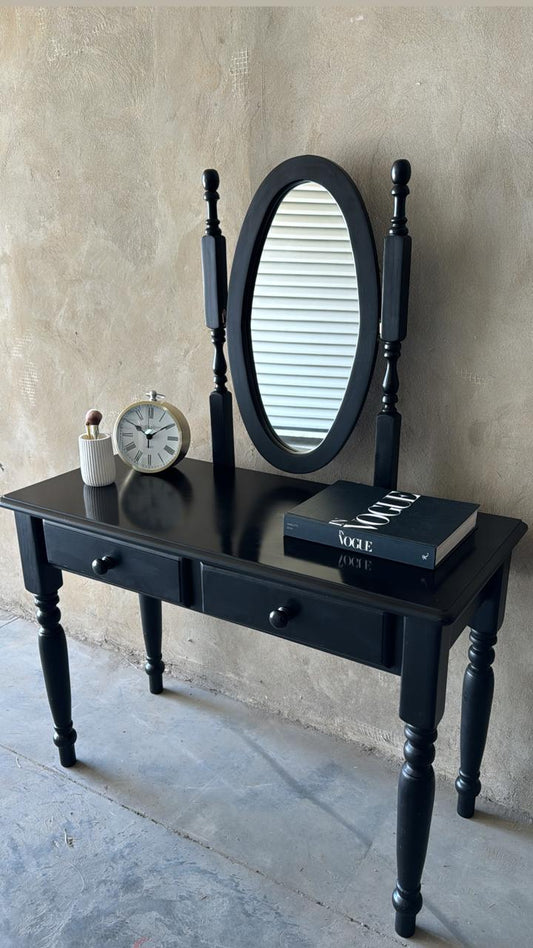 BLACK DRESSING TABLE