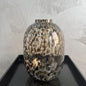 LARGE BLACK SPLASH VASE