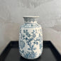 WHITE & BLUE VASE