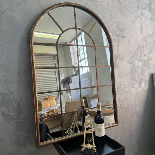 BRONZE ARCH MIRROR