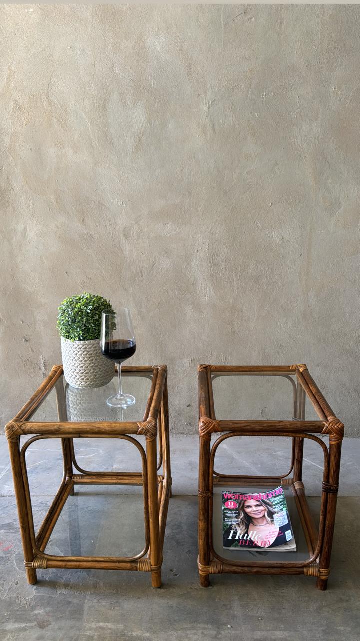 CANE SIDE TABLES