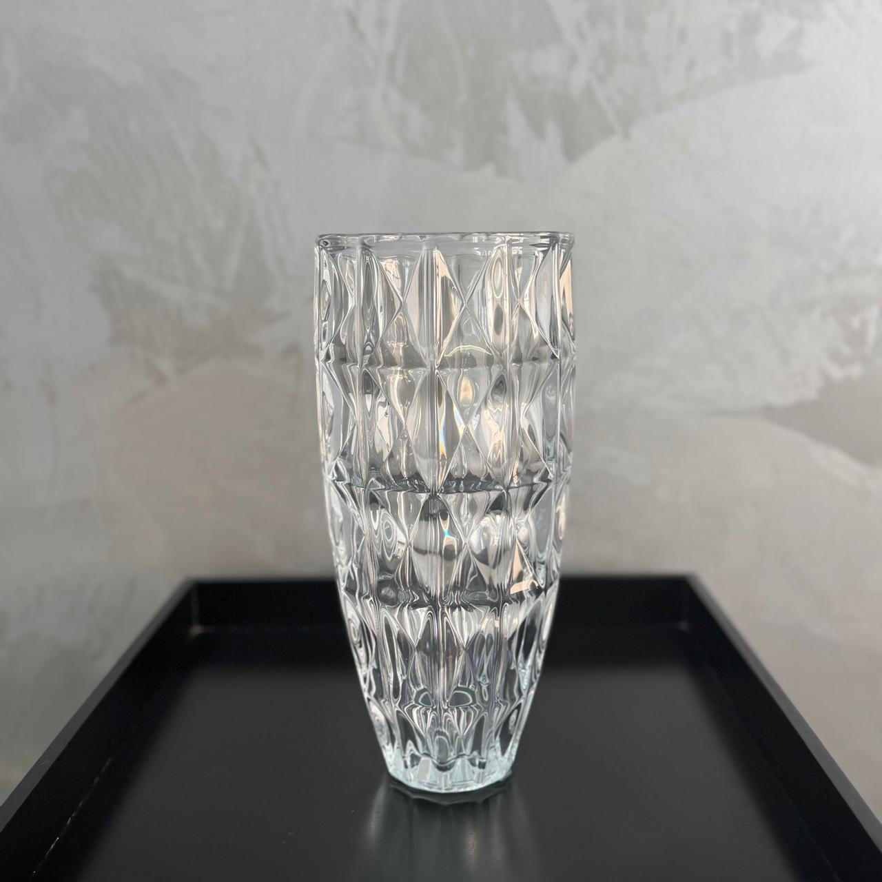 TALL CRYSTAL VASE
