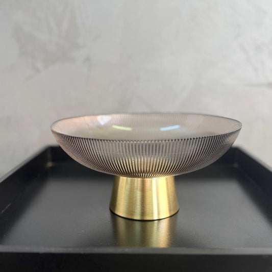 GREY & GOLD DECOR BOWL