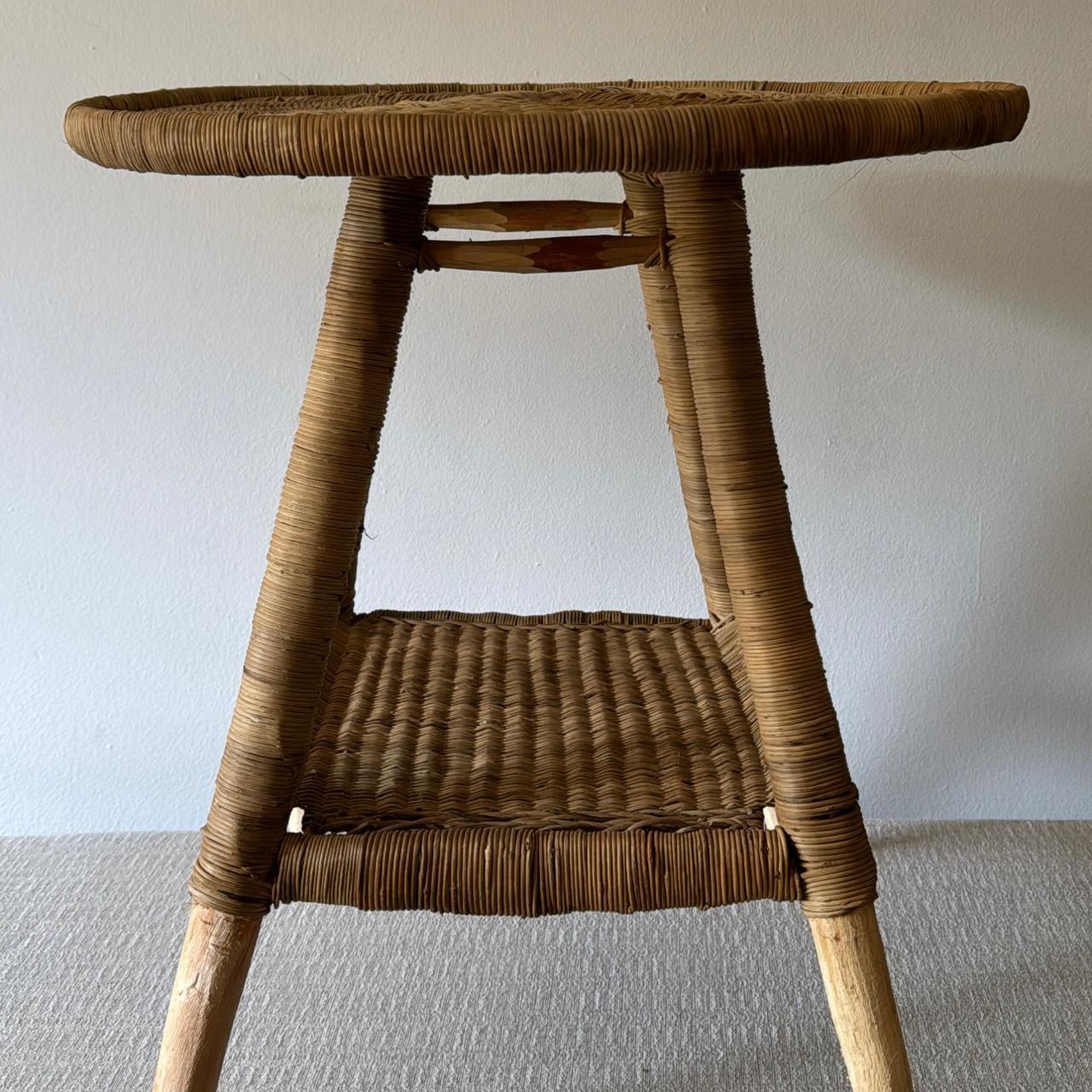 MALAWI CANE SIDE TABLE