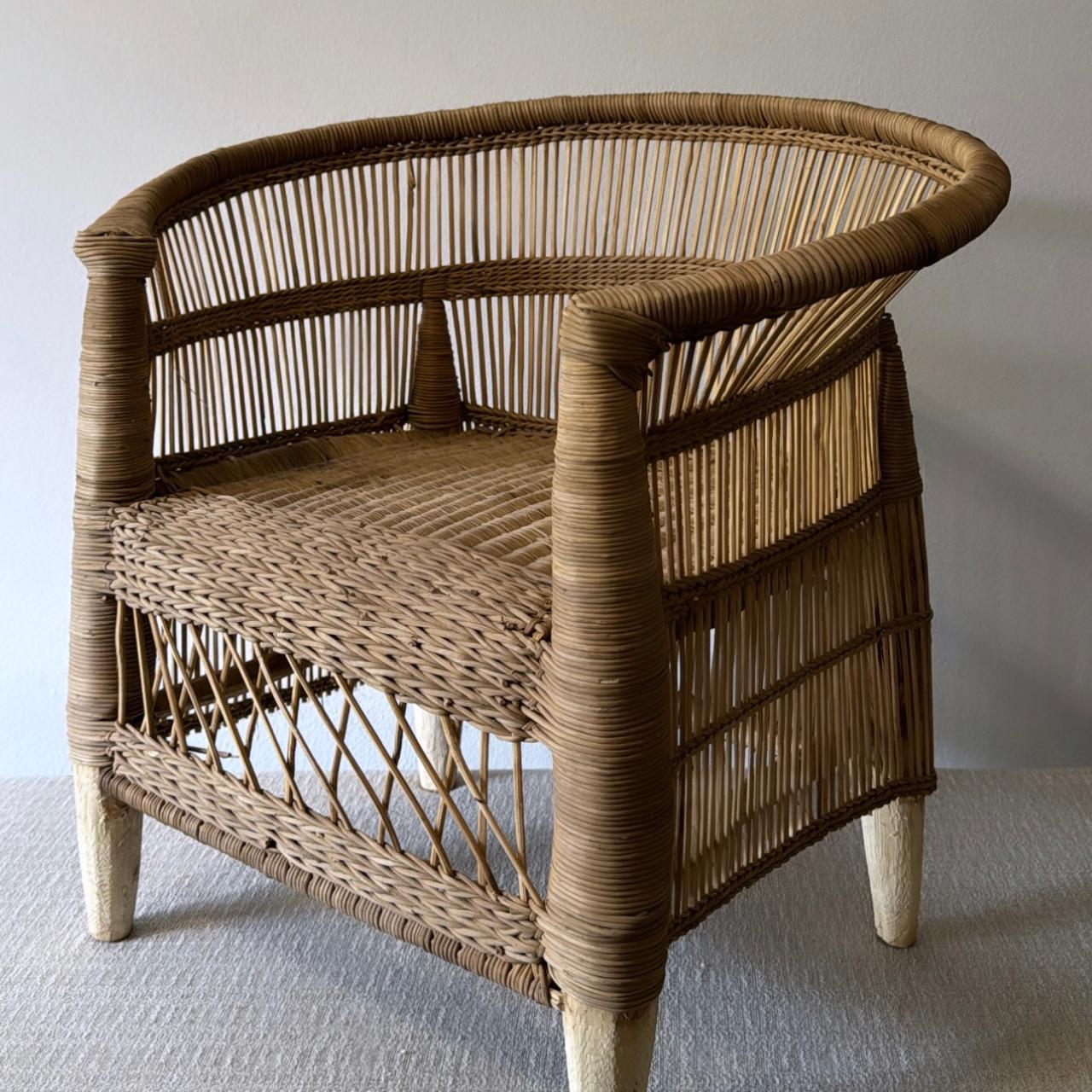 MALAWI CANE SINGLE CHAIR