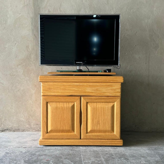 PINE TV UNIT SWIVEL TOP