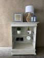 WHITE WASHED DISPLAY CABINET