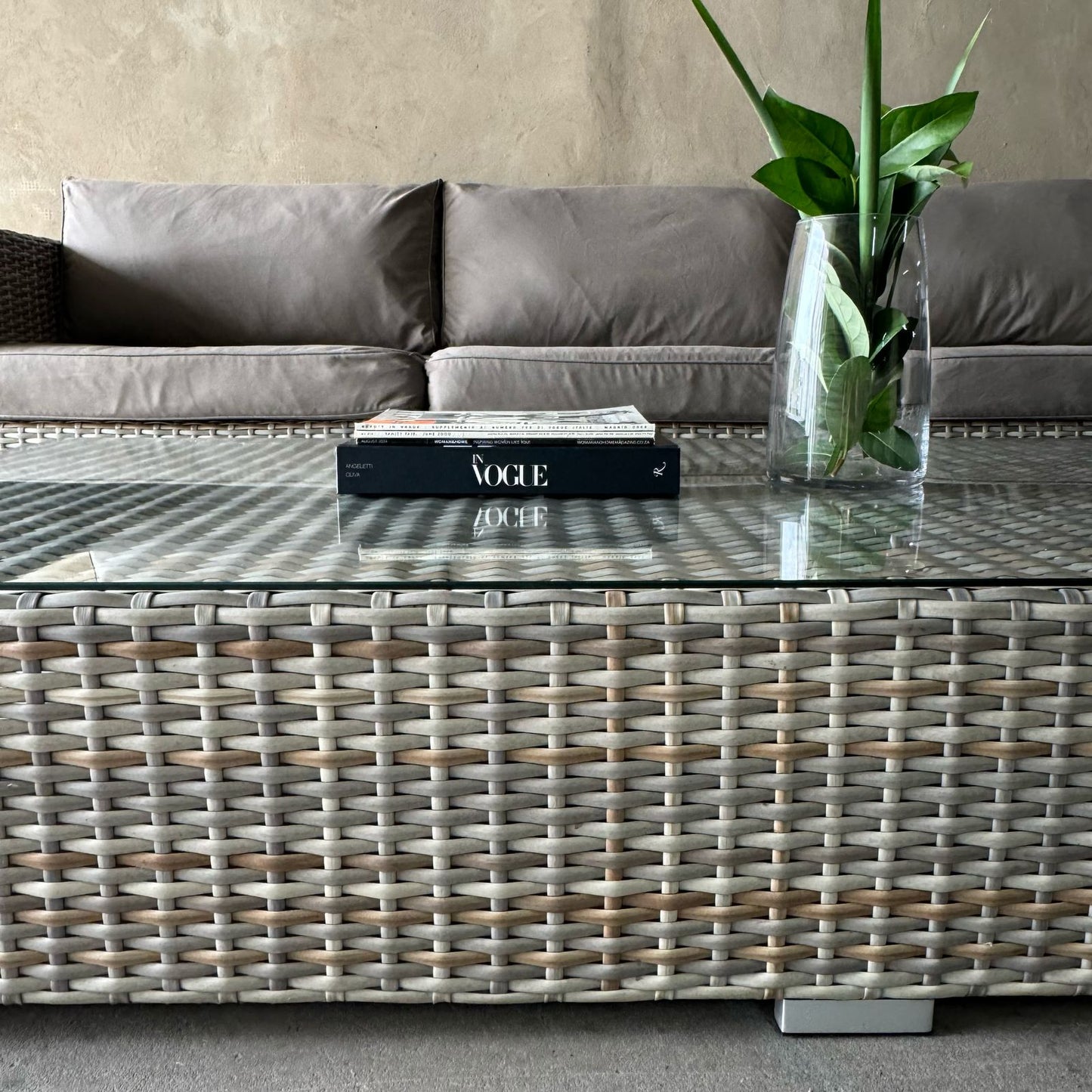 PATIO WAREHOUSE WICKER SET