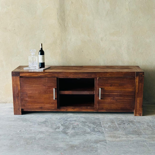SOLID WOOD TV UNIT