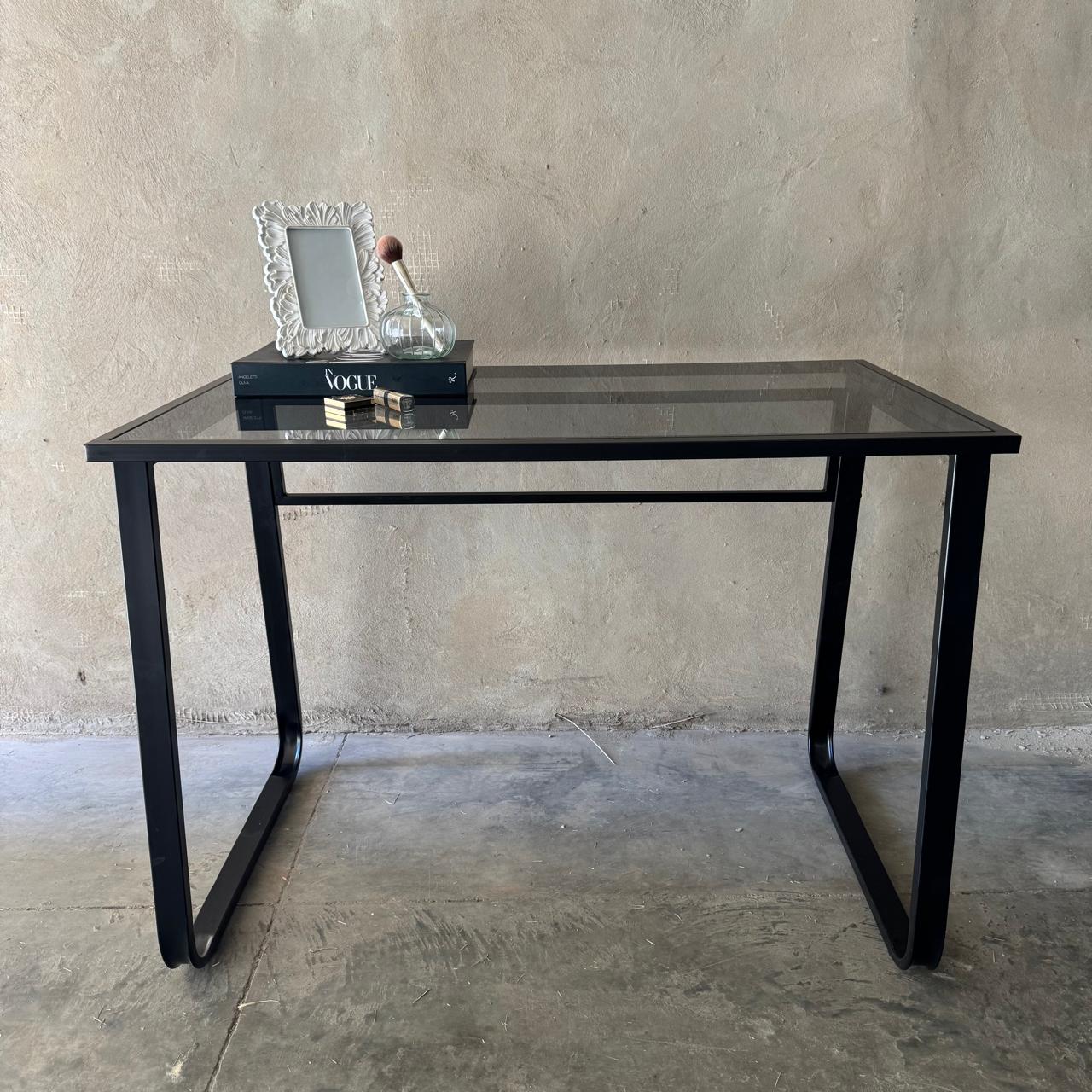 @HOME BLACK DESIGNER DESK