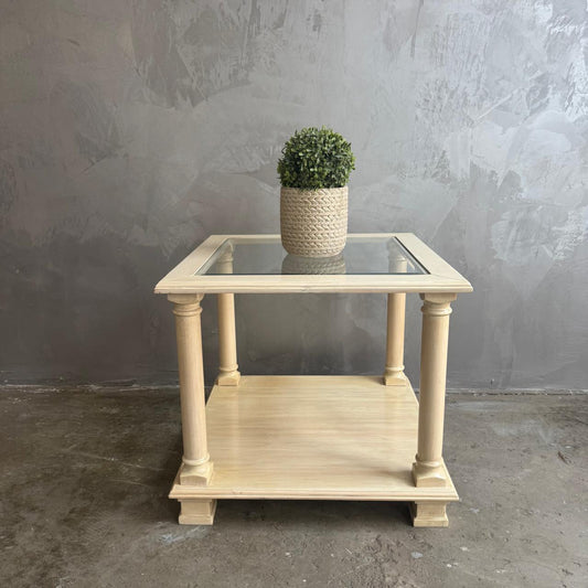 BEECHWOOD SIDE TABLE
