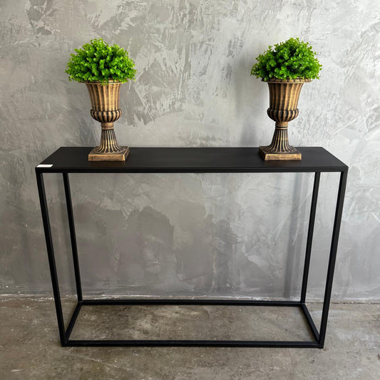 BLACK CONSOLE TABLE