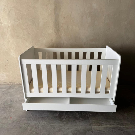 LARGE COT WITH MATTRESS