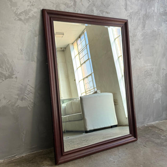 DARK WOOD MIRROR