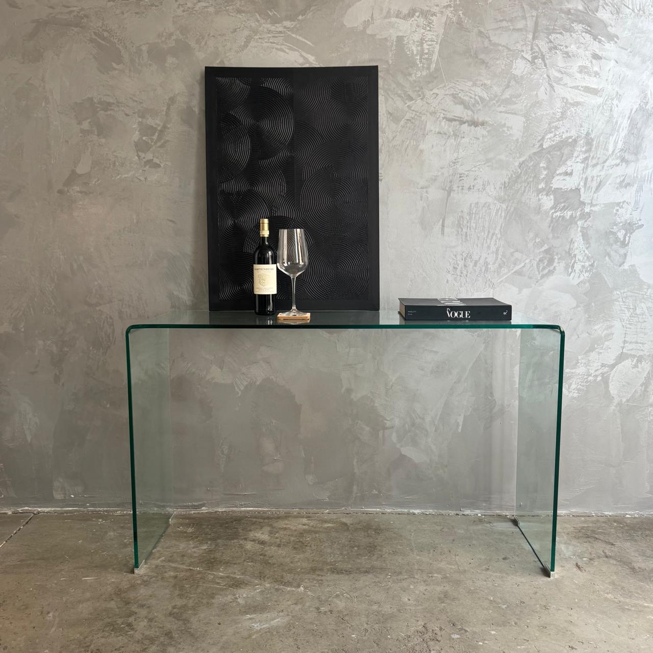 GLASS CONSOLE TABLE