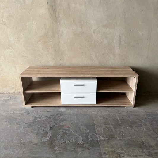 NATURAL WOODEN TV UNIT