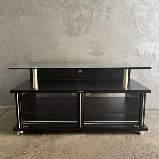 ENZER TV UNIT GLASS TOP